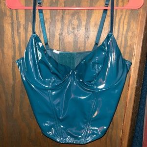 Savage X Fenty Leather Corset & Panty